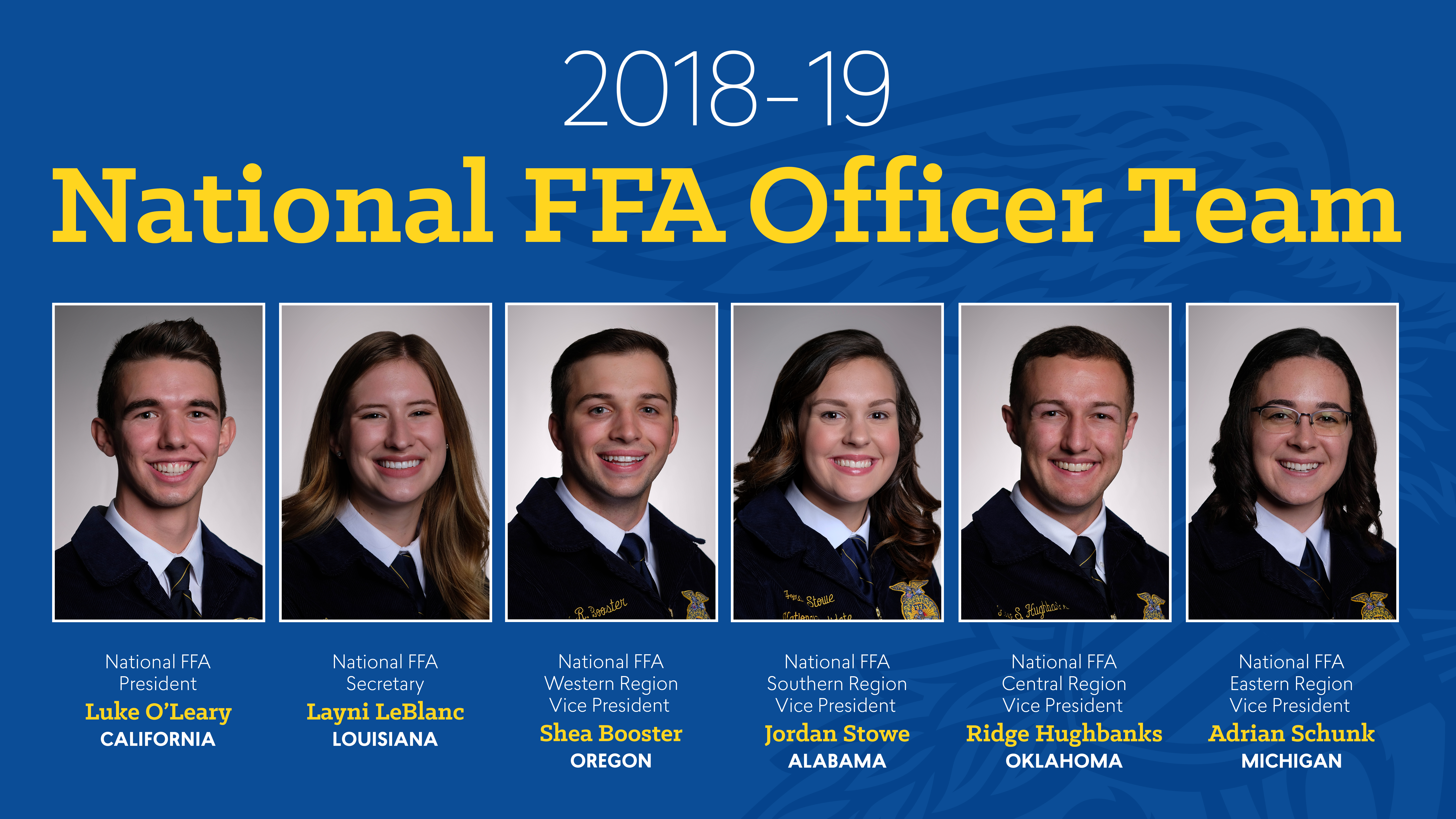2018-19 National FFA Officer Team Elected at the 91st National FFA