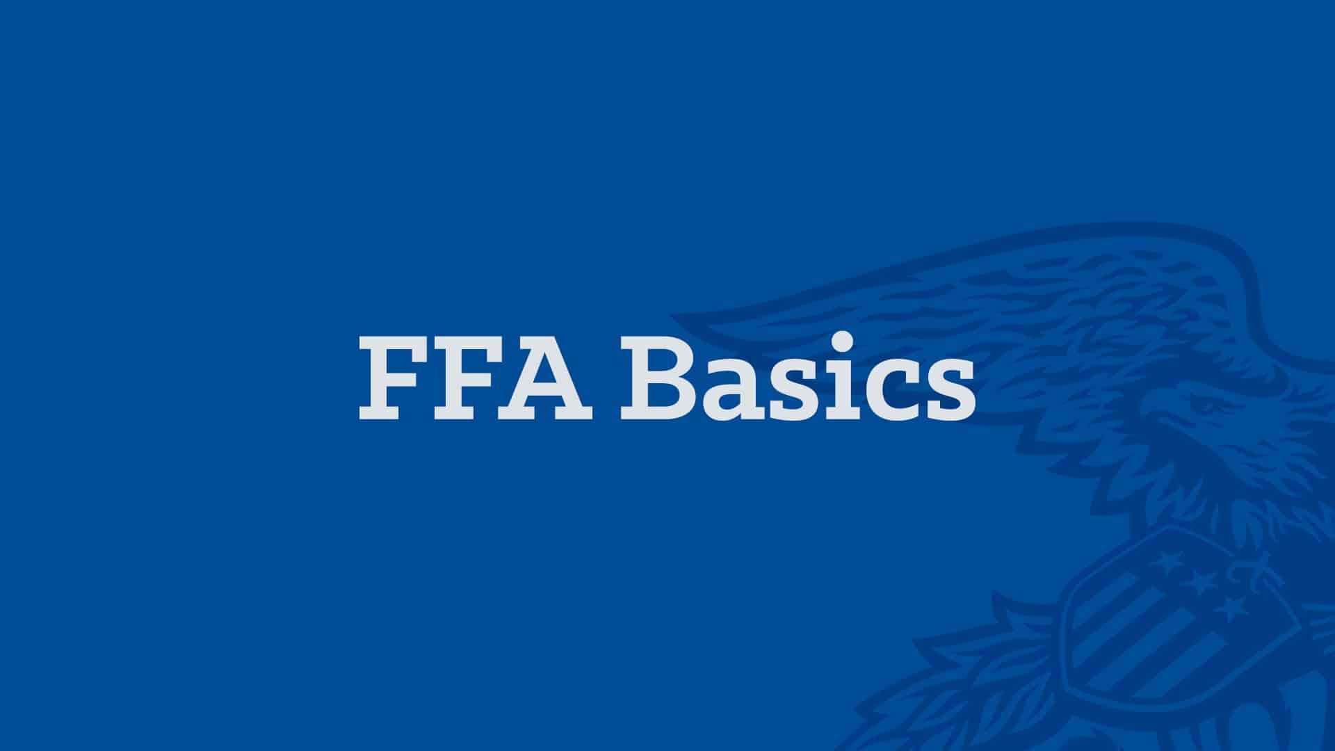 AgEd Academy FFA Basics Banner
