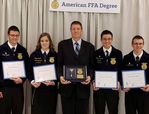 Quads and Dad Receive American FFA Degrees