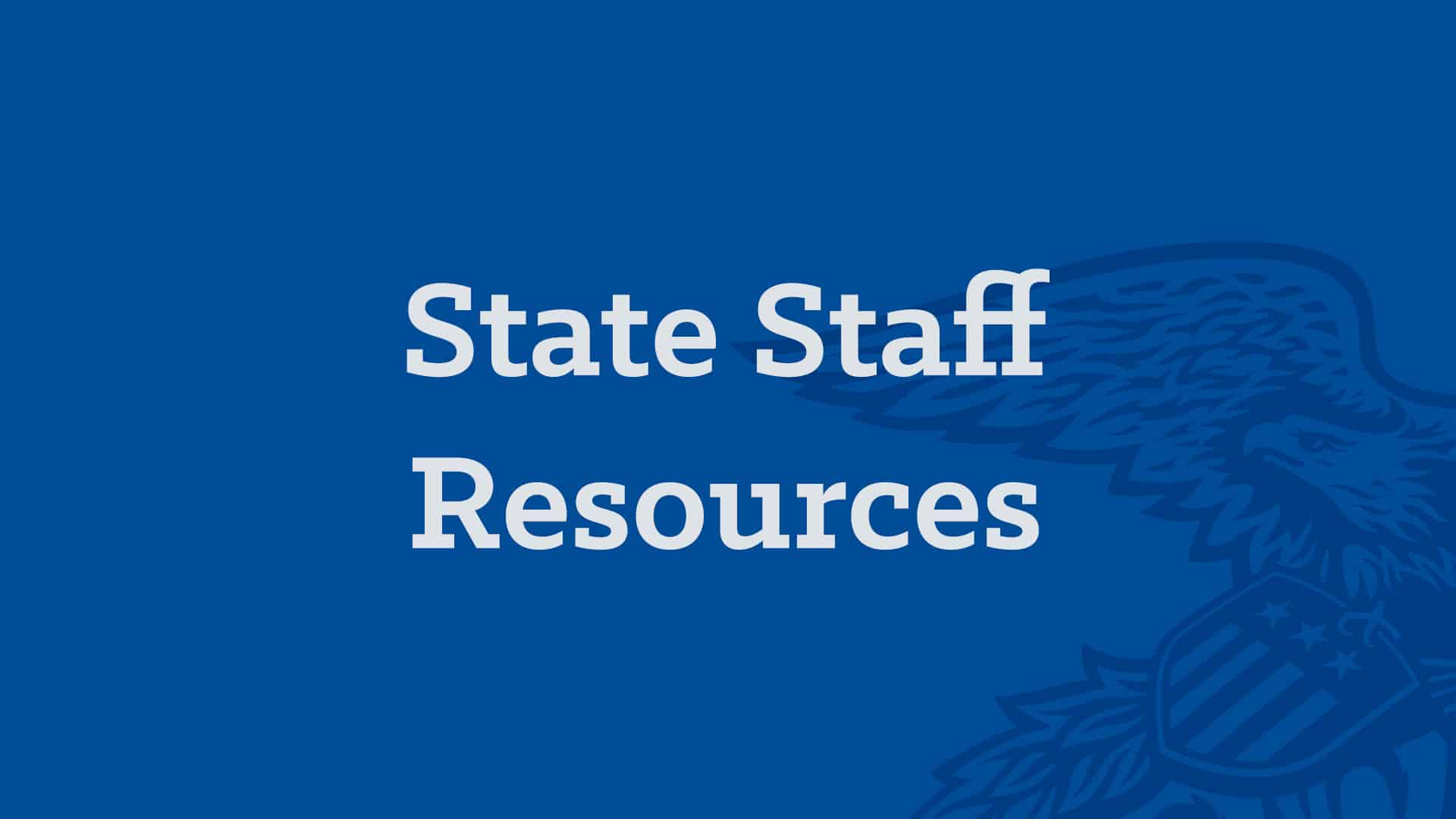 State Staff Resources