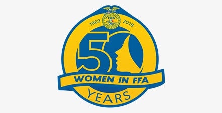 50 Yrs of Women in FFA Homepage Logo