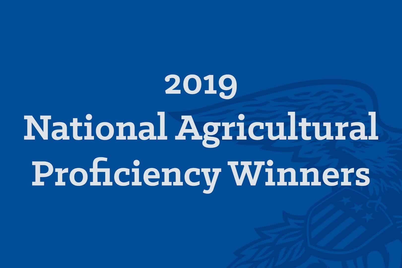 2019 National Agricultural Proficiency Winners 600×400 2019 National Agricultural Proficiency Winners 600x400