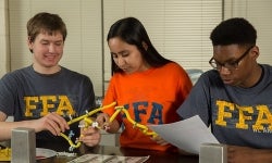 National FFA Members in Classroom