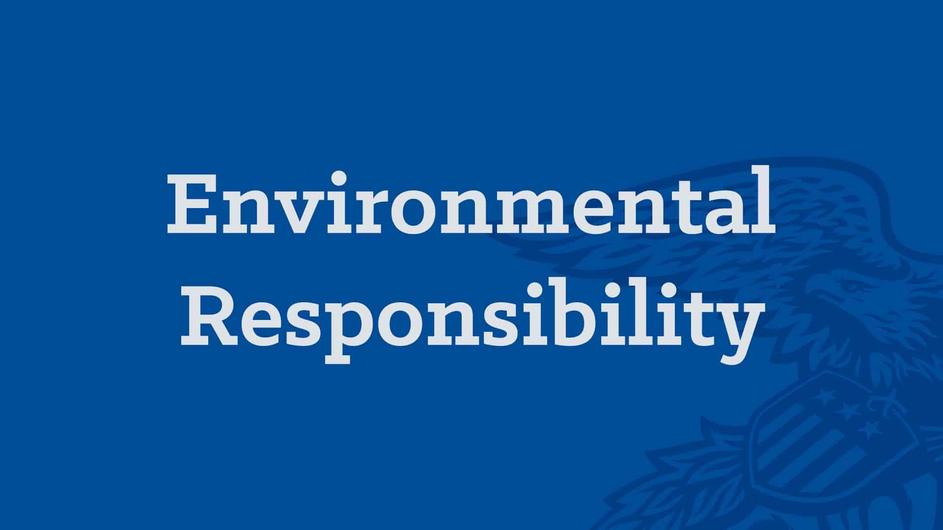 Environmental Responsibility