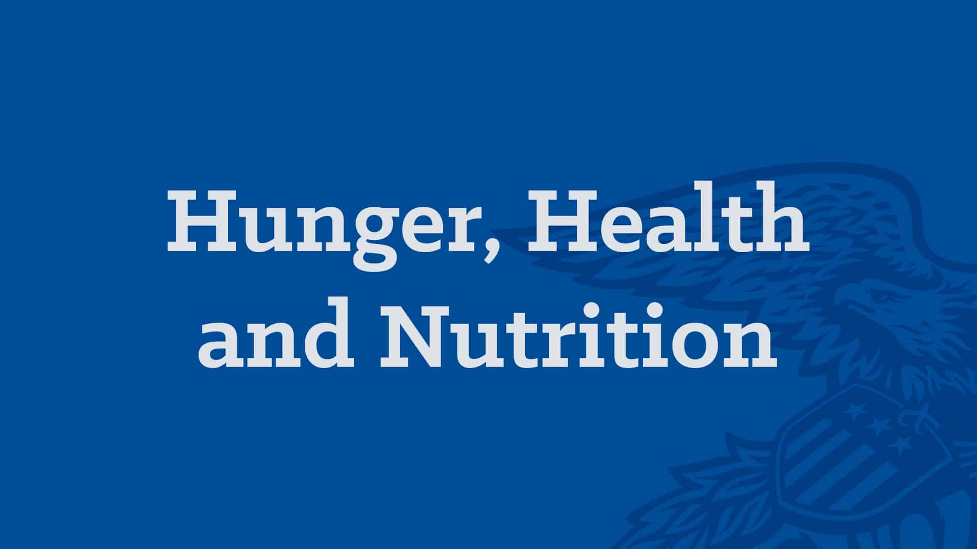 Hunger Health Nutrition