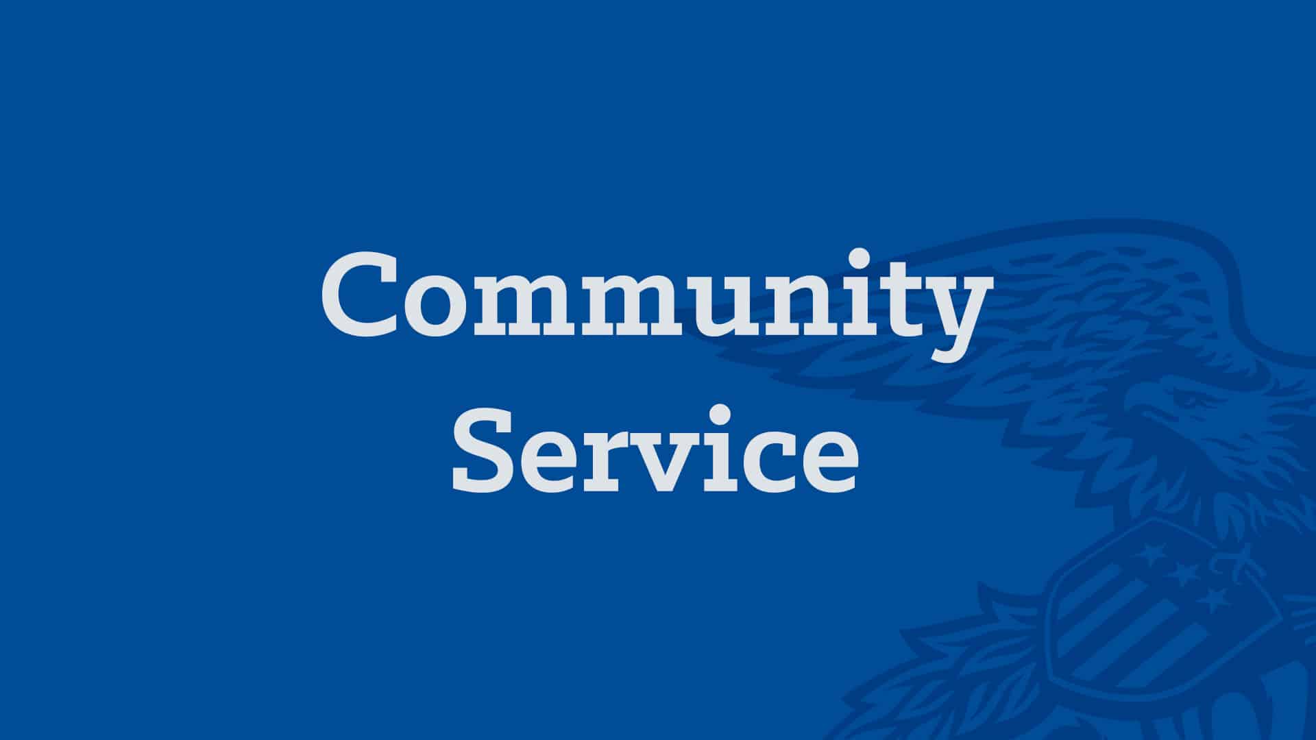 Living to Serve - Types of Service - Community Service