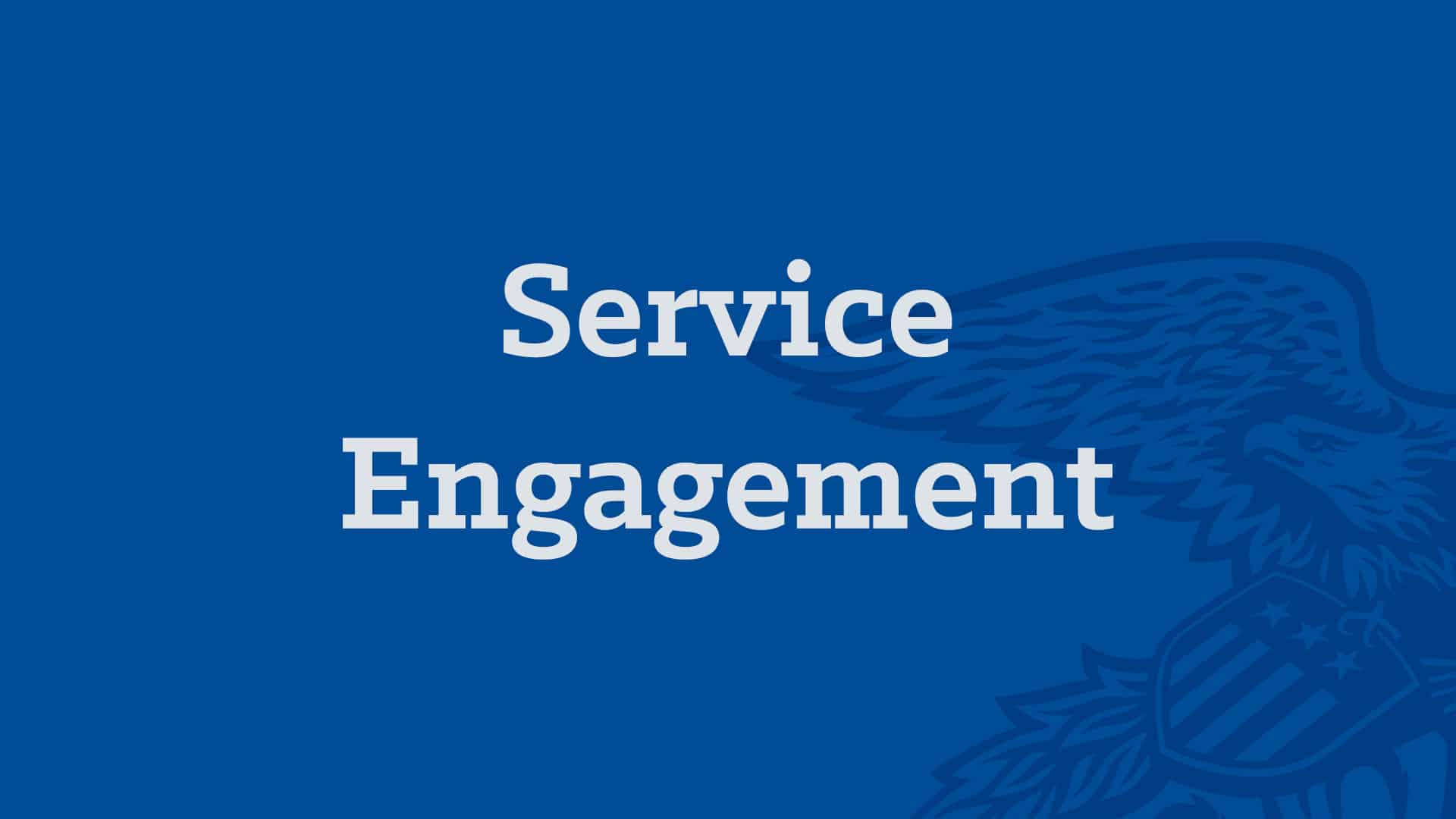 Living to Serve - Types of Service - Service Engagement