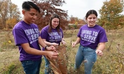 National Days of Service, Living to Serve, members, service, Cool Creek Nature Center