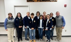The Lumberton FFA Chapter's Senior and Junior Teams