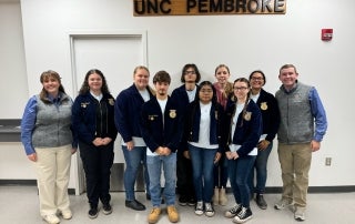 The Lumberton FFA Chapter's Senior and Junior Teams