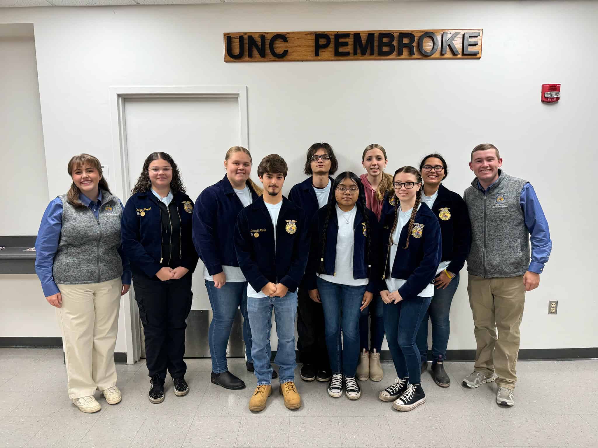 The Lumberton FFA Chapter's Senior and Junior Teams