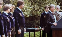 Jimmy Carter with National FFA Officers
