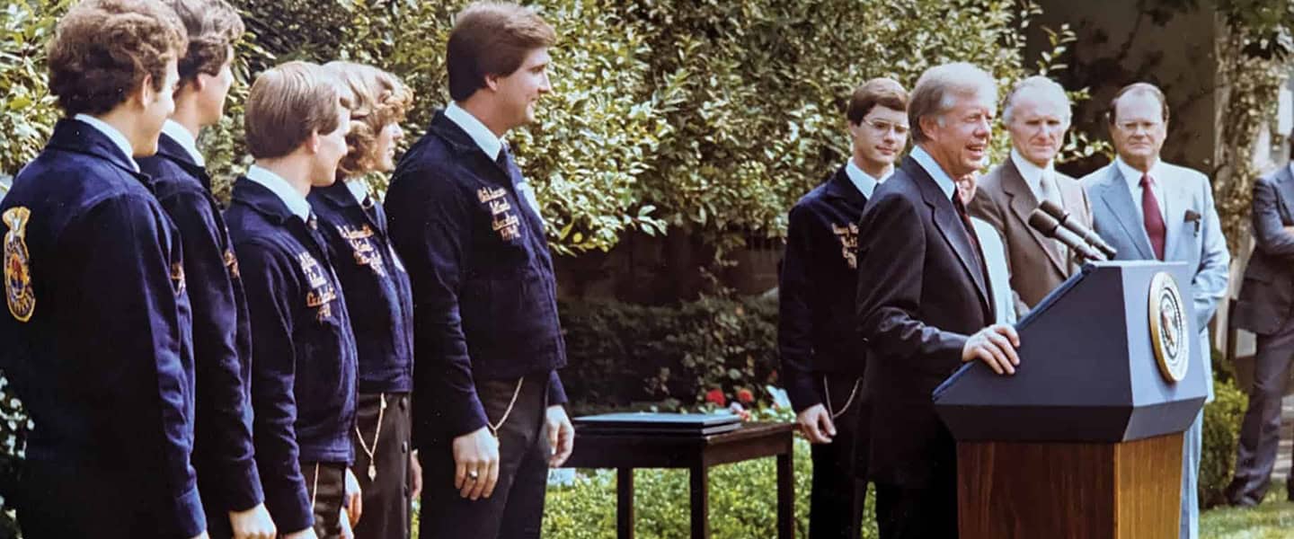 Jimmy Carter with National FFA Officers