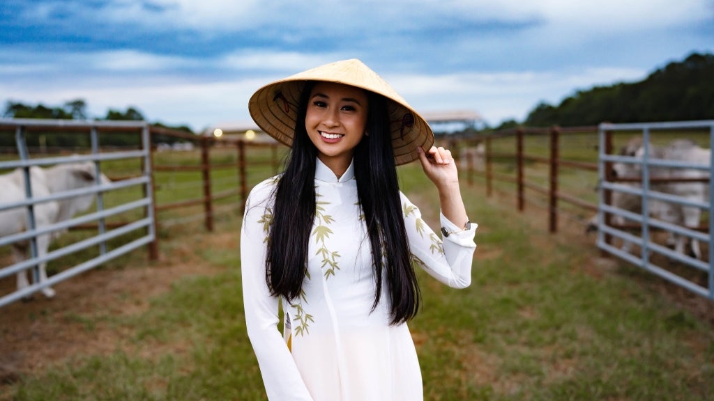 University FFA Alumna Gina Tran. Photo by Behold Photography, Lori Sadler.