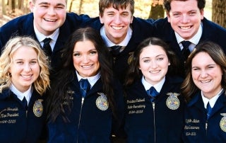 Indiana FFA 2024-2025 State Officer Team