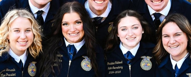 Indiana FFA 2024-2025 State Officer Team