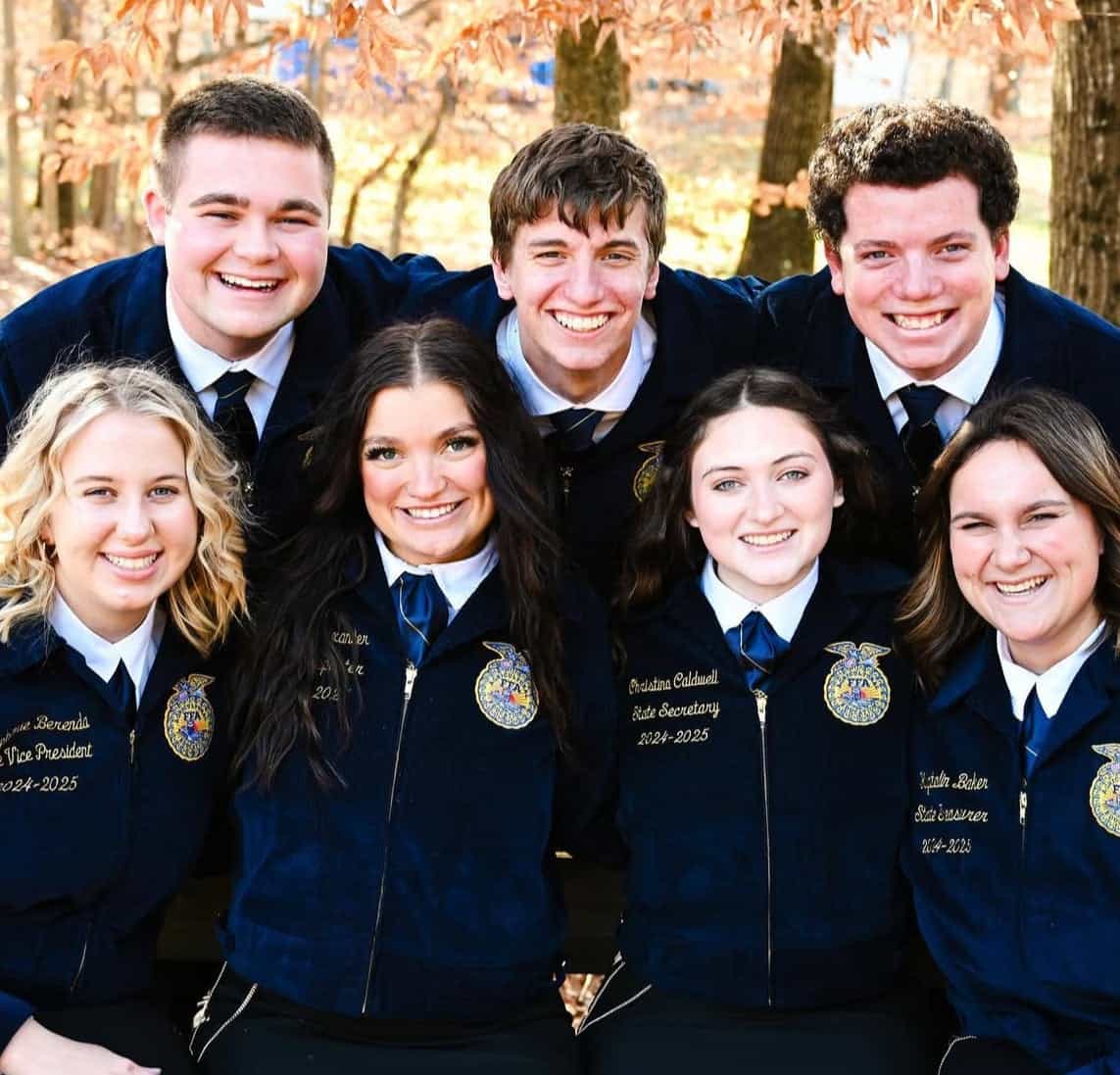 Indiana FFA 2024-2025 State Officer Team