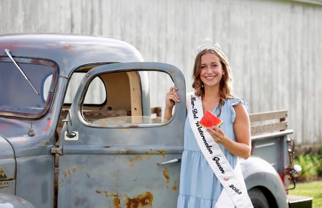 Brielle Carter advocated for watermelon producers as the 2023 Mar-Del Watermelon Queen.