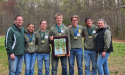 Pictured above are the Odessa High School FFA and Agriscience Team members and advisors. Left to right is Jeffrey Billings, Kalena Diaz, Joseph Delaney, Zachary Binnie, Nathaniel Sutton, Keith Schmid, and Kara Kochis.