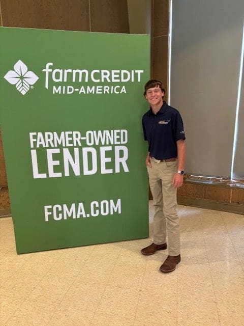 Knox Rogers attends the first Future Farmers Conference.