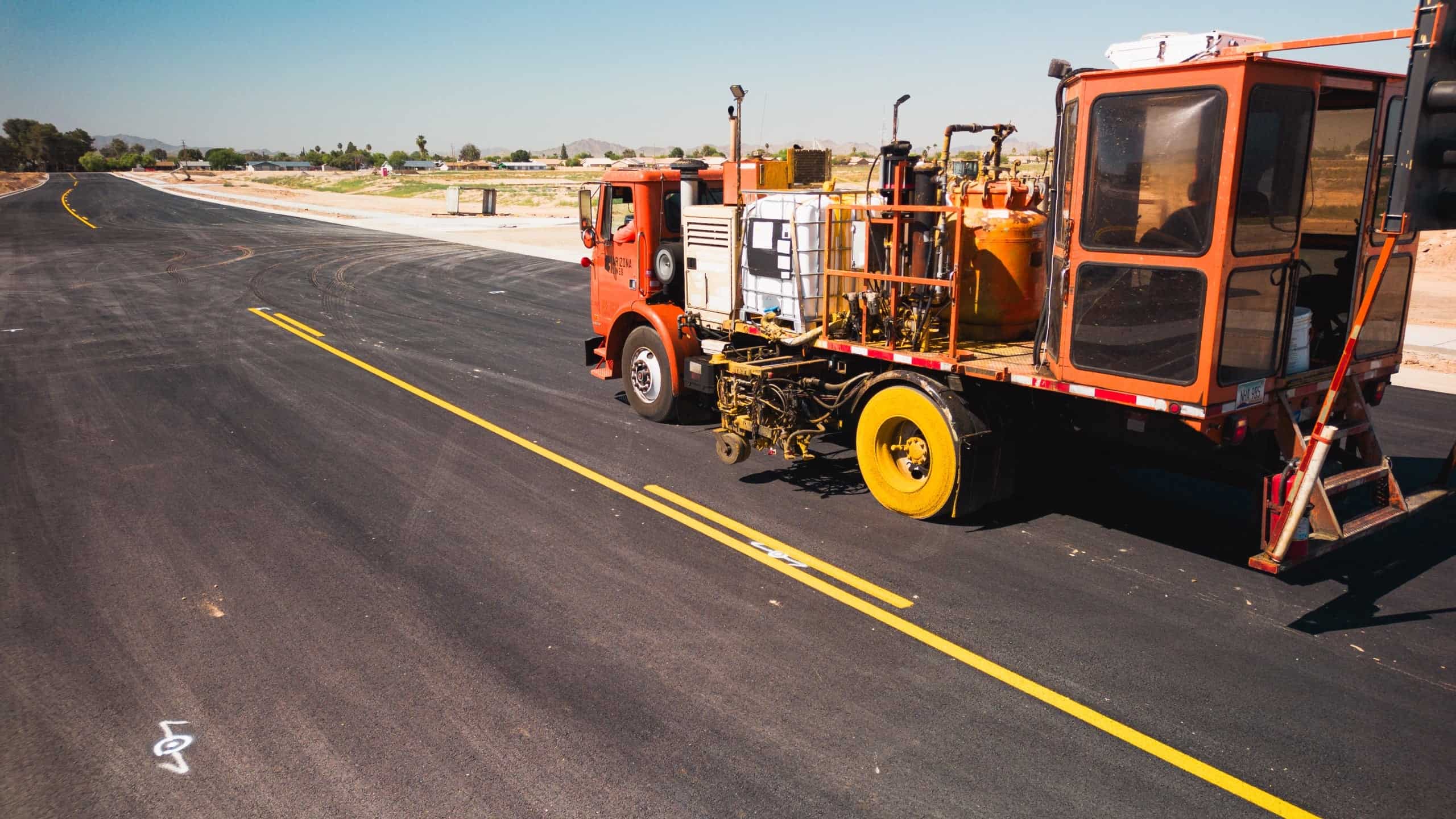 An Arizona Lines, LLC paint truck.