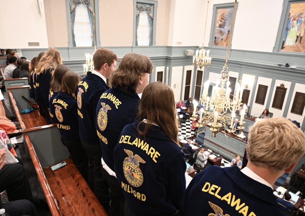 FFA members observeb the legislative process while connecting classroom lessons to real-world leadership. 