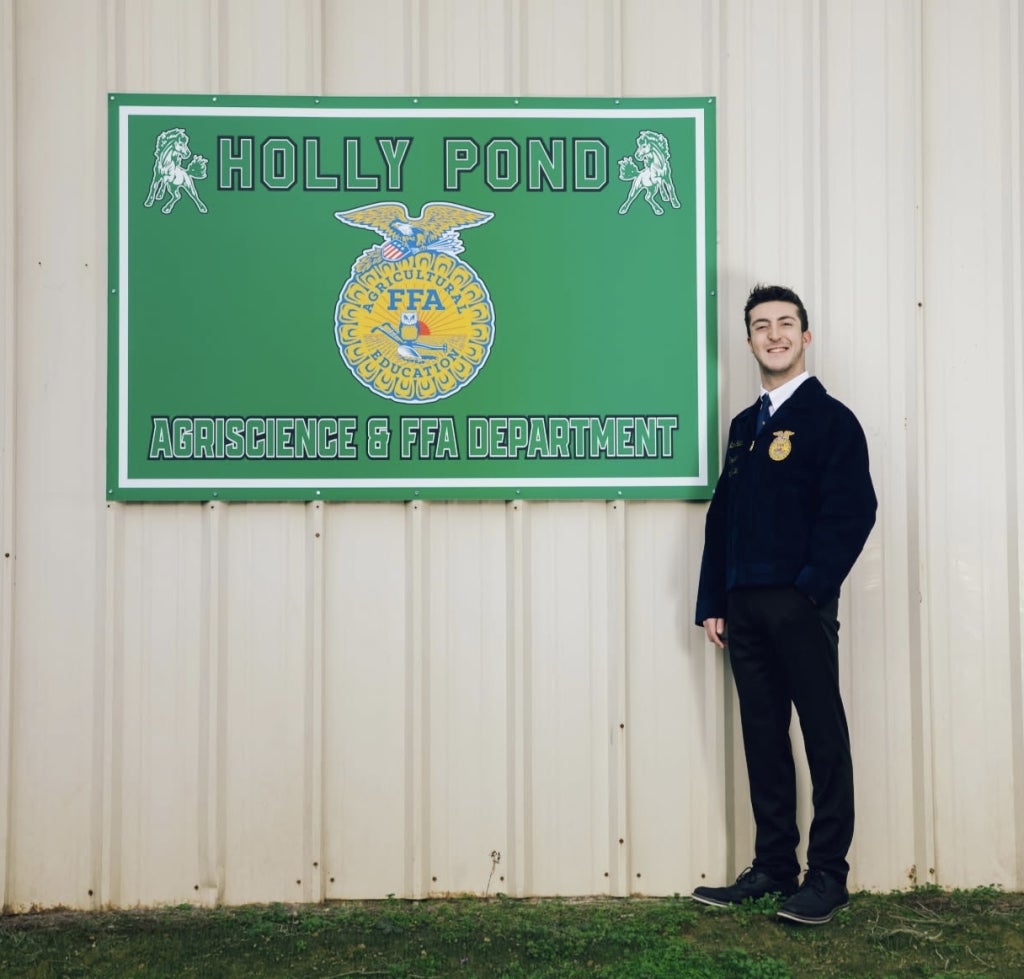 An extensive involvement in FFA led to Evan Roden being selected as the Outstanding FFA Member of Cullman County. Photo by Jennifer Culp/810 Studio.