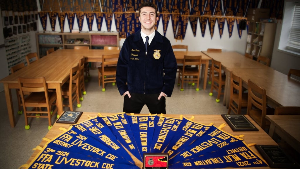 During his time as a Holly Pond FFA member, Evan Roden competed in numerous National FFA Career Development Events. Photo by Jennifer Culp/810 Studio.