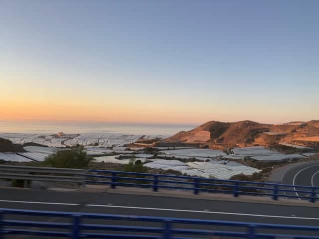 Robbins’ view of a tiny portion of “The Plastic Sea” in southern Spain. Photo courtesy of Emily Robbins.