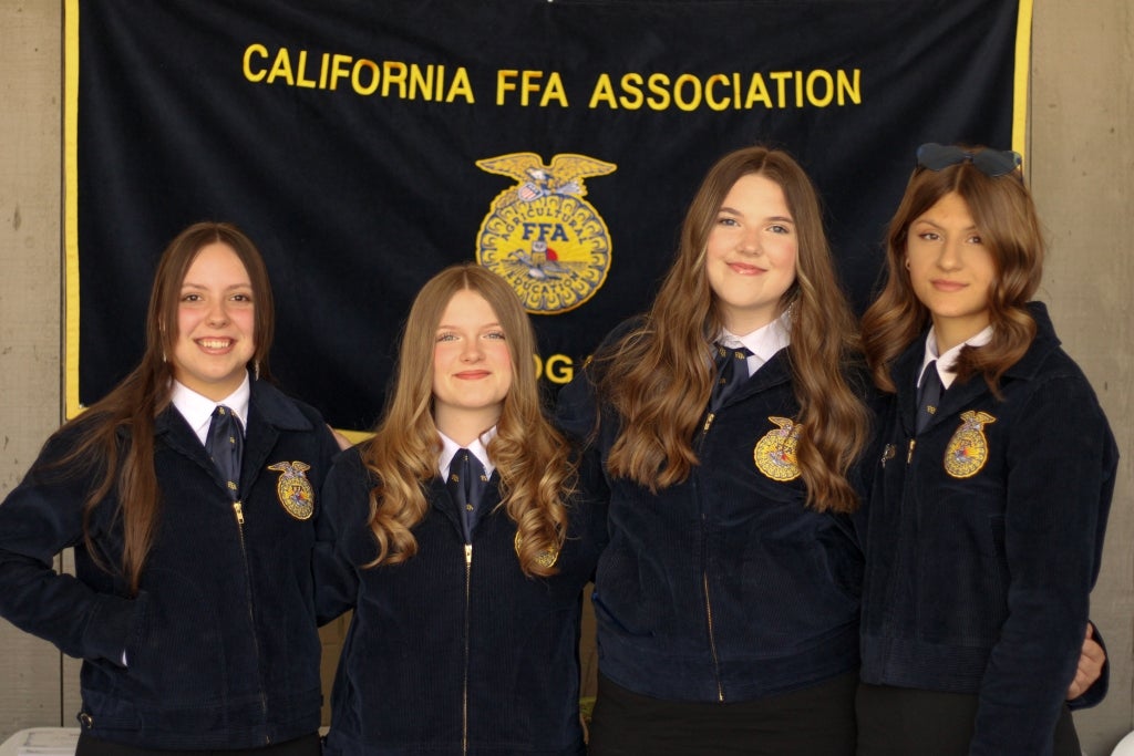 The Tioga FFA Officer Team.