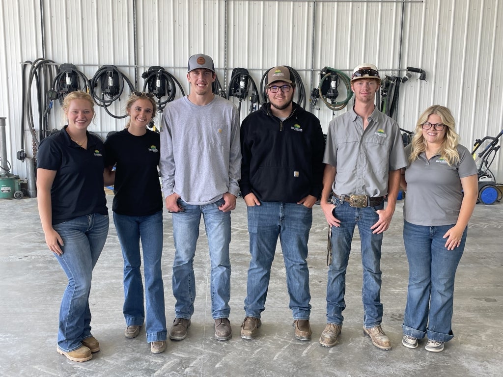 Six SEED participants meet for a Development Day, where they learned more about Keystone Cooperative’s agronomy division. Photo courtesy of Keystone Cooperative.