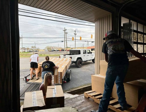 South Iredell FFA Delivers 30,000 Pairs of Socks to Communities in Need