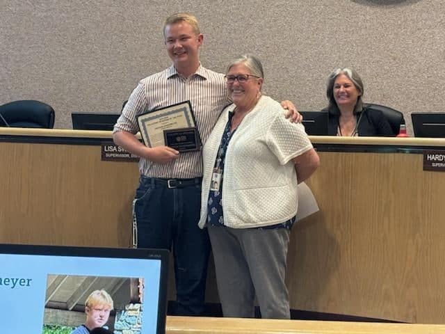 Gardemeyer received the “Nevada County Intern of the Year” award for all of his hard work and dedication.