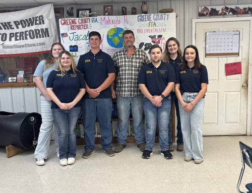 Learning to Lead, Living to Serve: Greene County FFA Chapter Officers Empower Greenhands