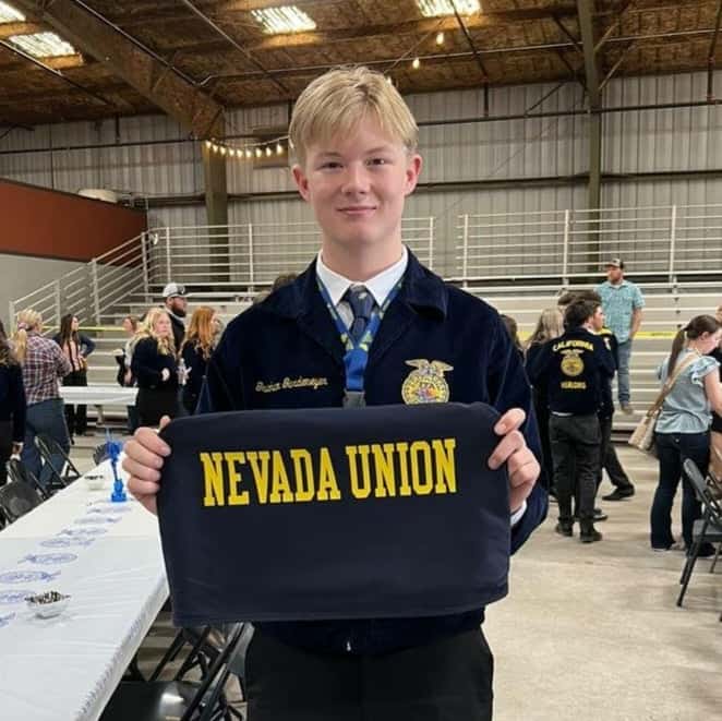 Gardemeyer participated in a Superior Region FFA meeting.