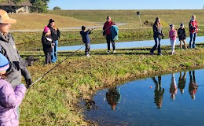 The “Little Lunkers” project held by the conservation class in Marshall, Mo.