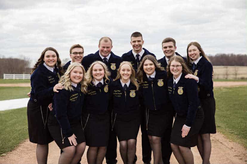 2022-2023 Wisconsin State Officer Team