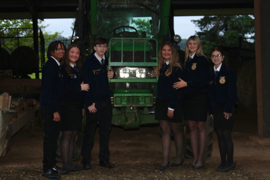 The Ripley FFA Officer Team