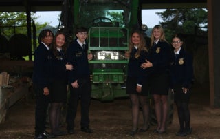 Ripley FFA Officer Team Travis Mendenhall