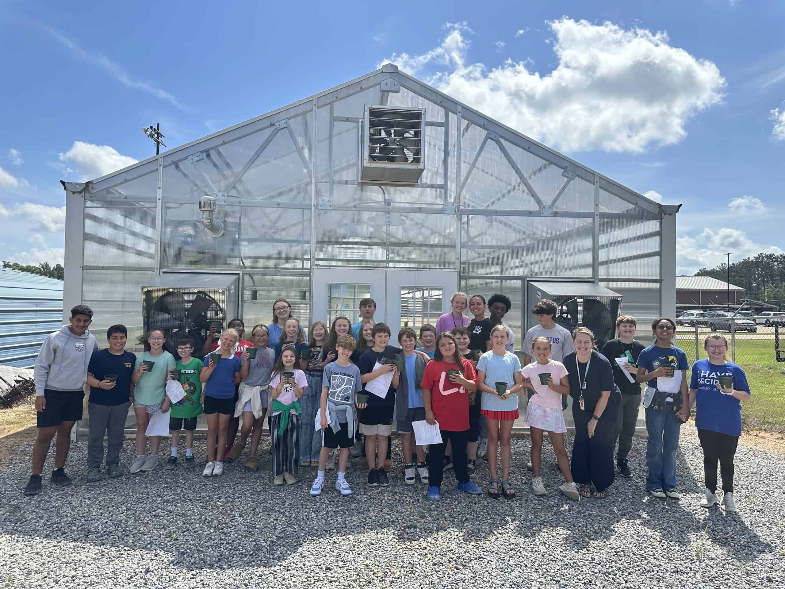 North Pike Elementary CLUE students grow plants, develop responsibility and enhance their agriculture knowledge.