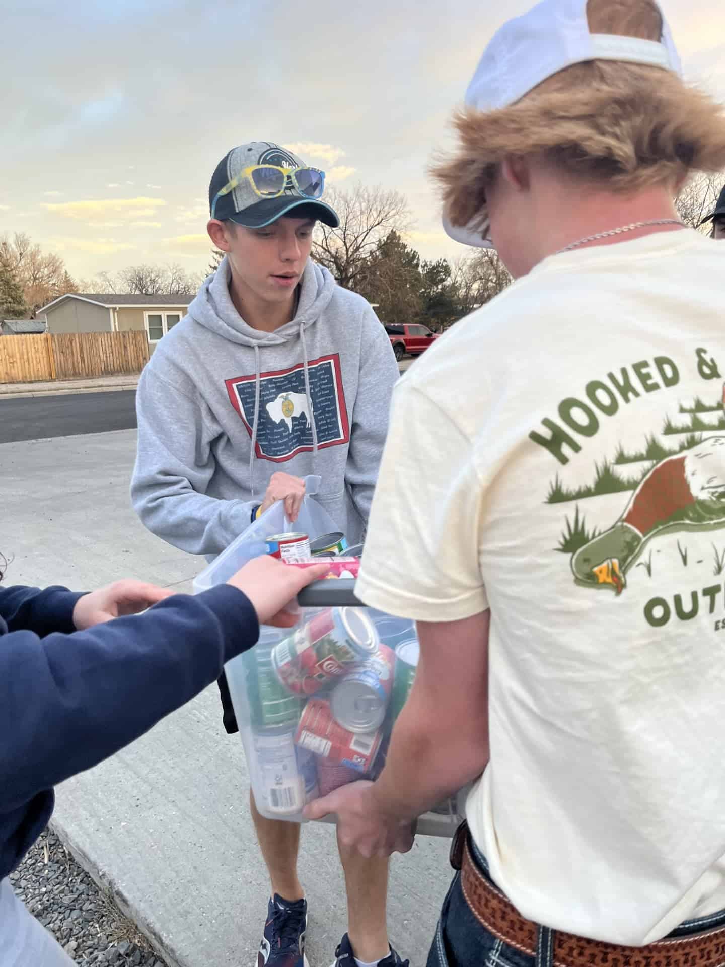 Three members bring in their contributions to the challenge.