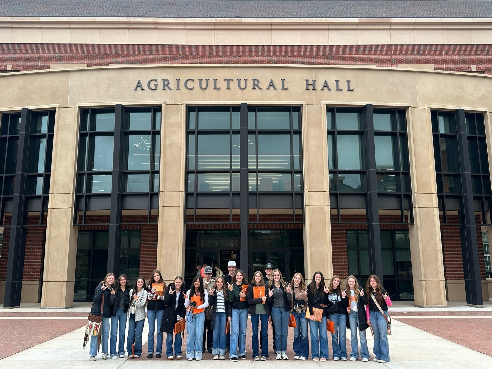 Mariposa FFA tours Oklahoma State University’s Ferguson College of Agriculture.