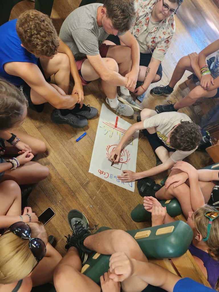 Those in attendance got the opportunity to participate in team-building and leadership activities.