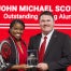 John Michael Scott accepts the Outstanding Young Alumni Award.