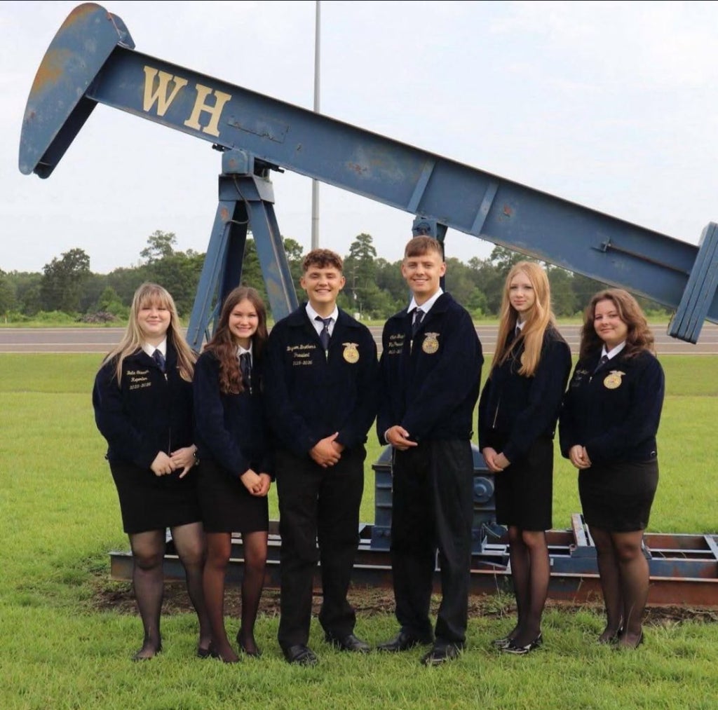 West Hardin CCISD FFA Officer Team members are excited for the new year and opportunities.