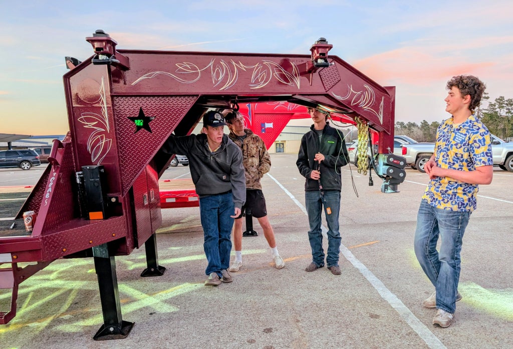 Bryson Brothers explains his trailer project.