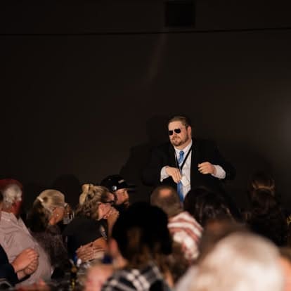 Johns brings high energy to events, which encourages members to get involved. 