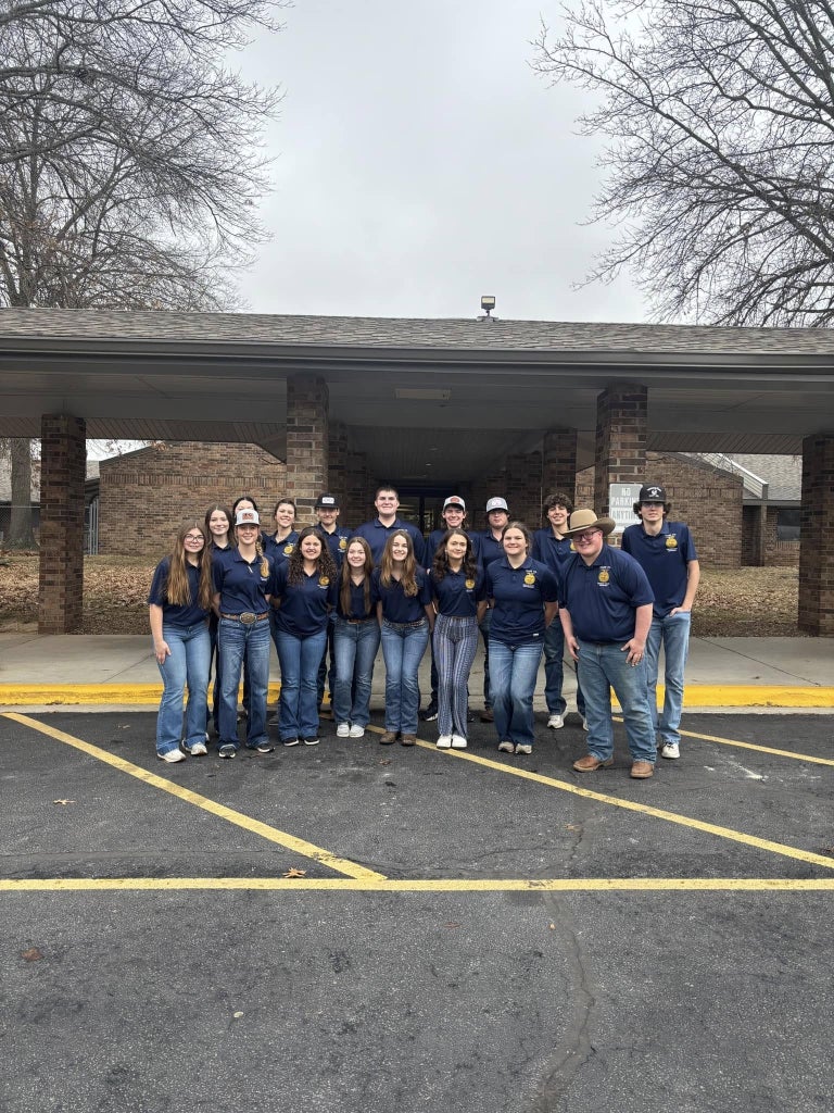 The Ozark FFA Leadership Team.