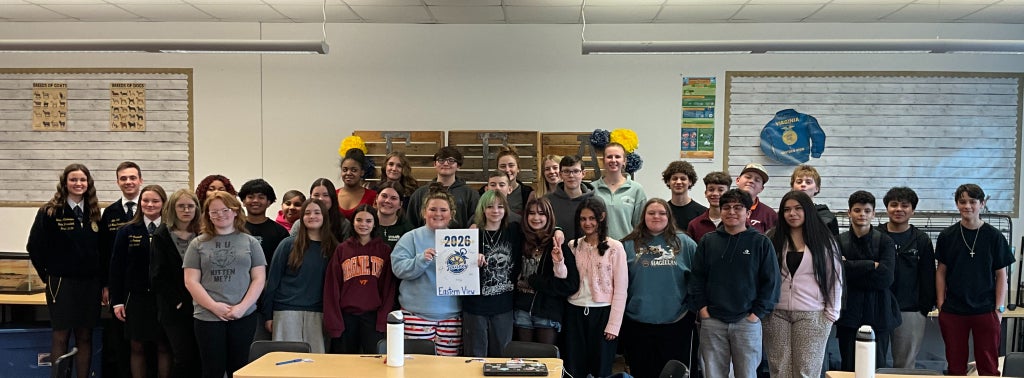 Eastern View FFA members celebrate FFA Week by completing a leadership workshop with Virginia state officers.
