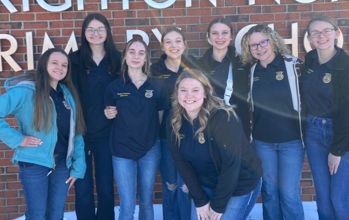 FFA students engaging in educational activities during National FFA Week.